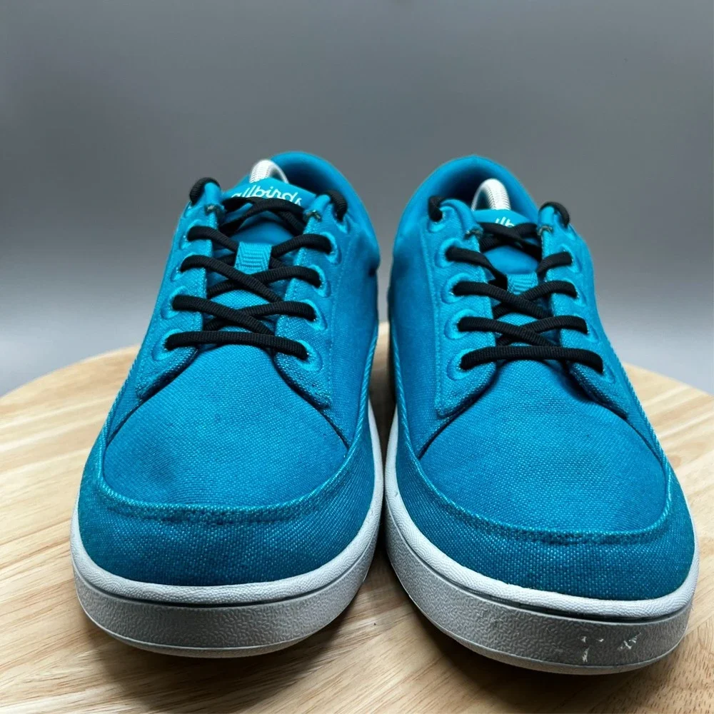 Allbirds Thrive Men's  10 Teal Canvas Pacers  Casual‎ Shoes Sneakers EUC